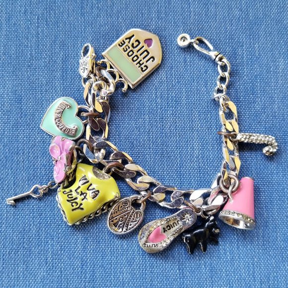 Juicy Couture Jewelry - Juicy Couture "Viva La Juicy" Vintage Charm Bracelet - GPC